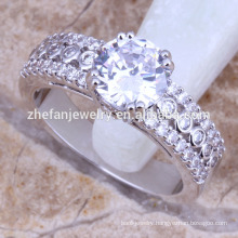 Fashion cubic zirconia wedding ring bulk buy from china